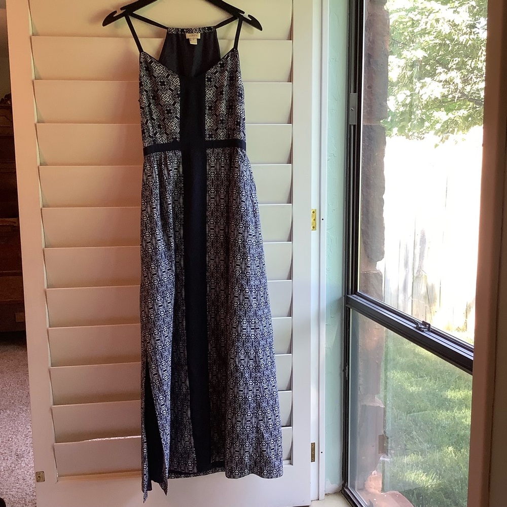 Blue maxi dress